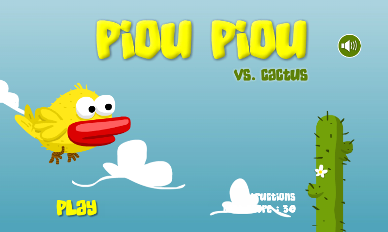 Piou Piou vs Cactus - The original Flappy Bird