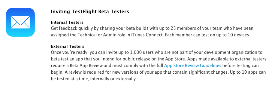 External Beta Testers Apple
