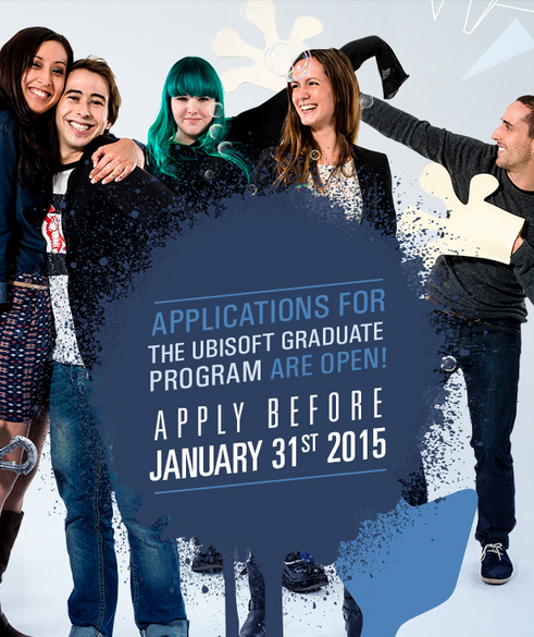 Apply to Ubisoft Graduate Program before January 31st 2015